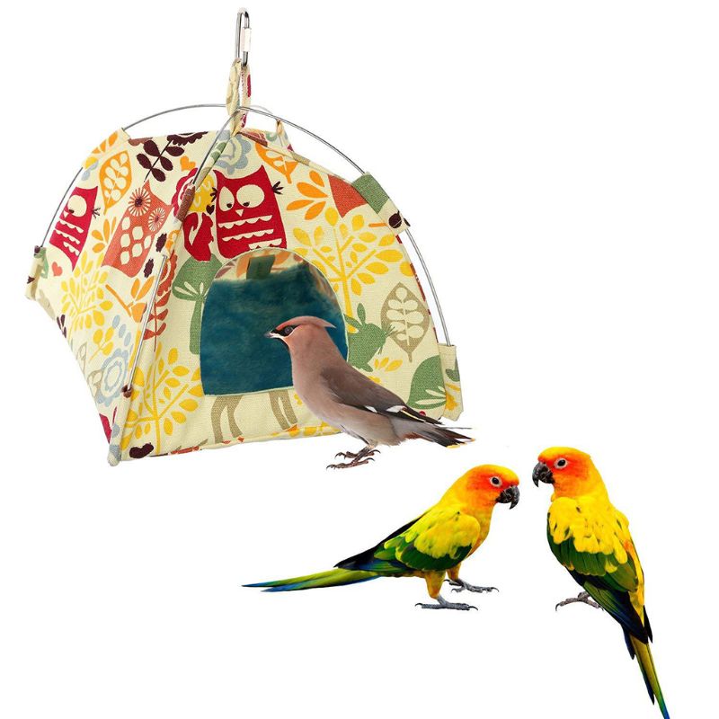 Create a Cozy Sanctuary with Our Hanging Canvas Parrot Tent
