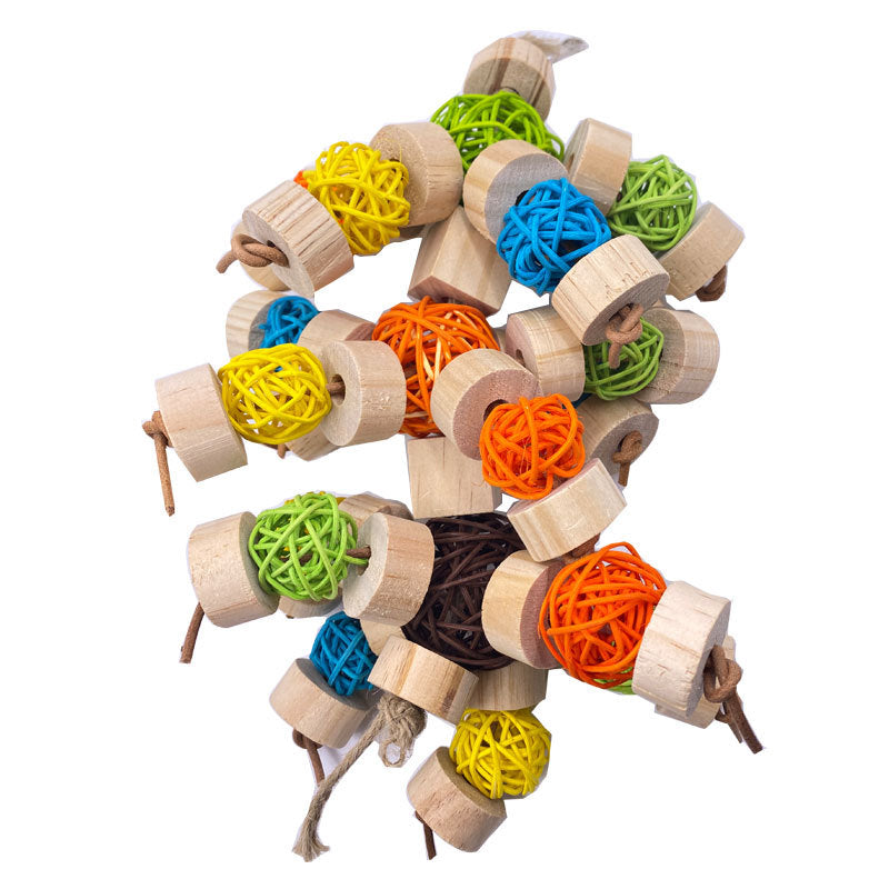 Stimulate Natural Behaviors with Vine Bal Wooden Toys for Your Bird