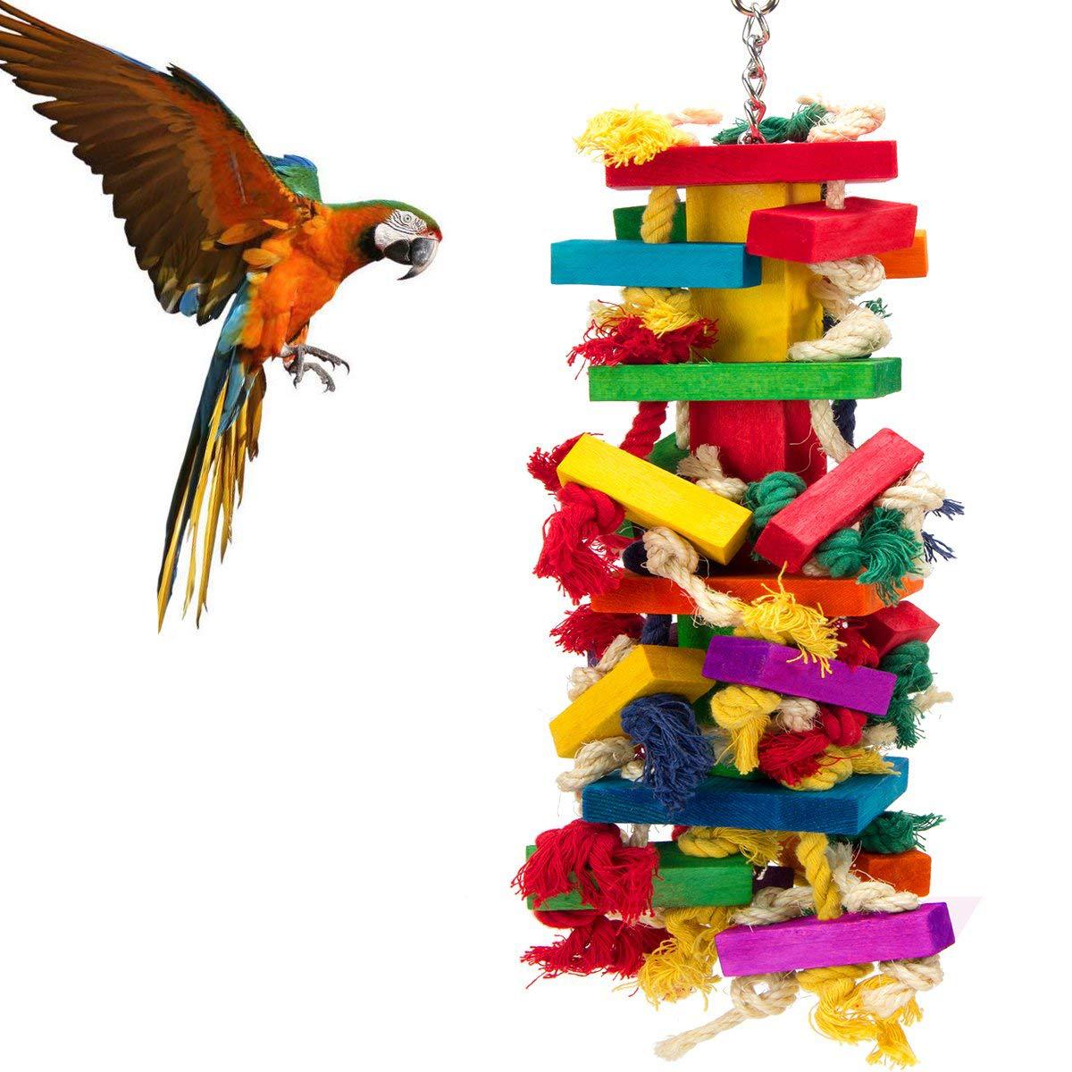 Discover Endless Entertainment for Your Bird with Our Supplies Large Color Toy!