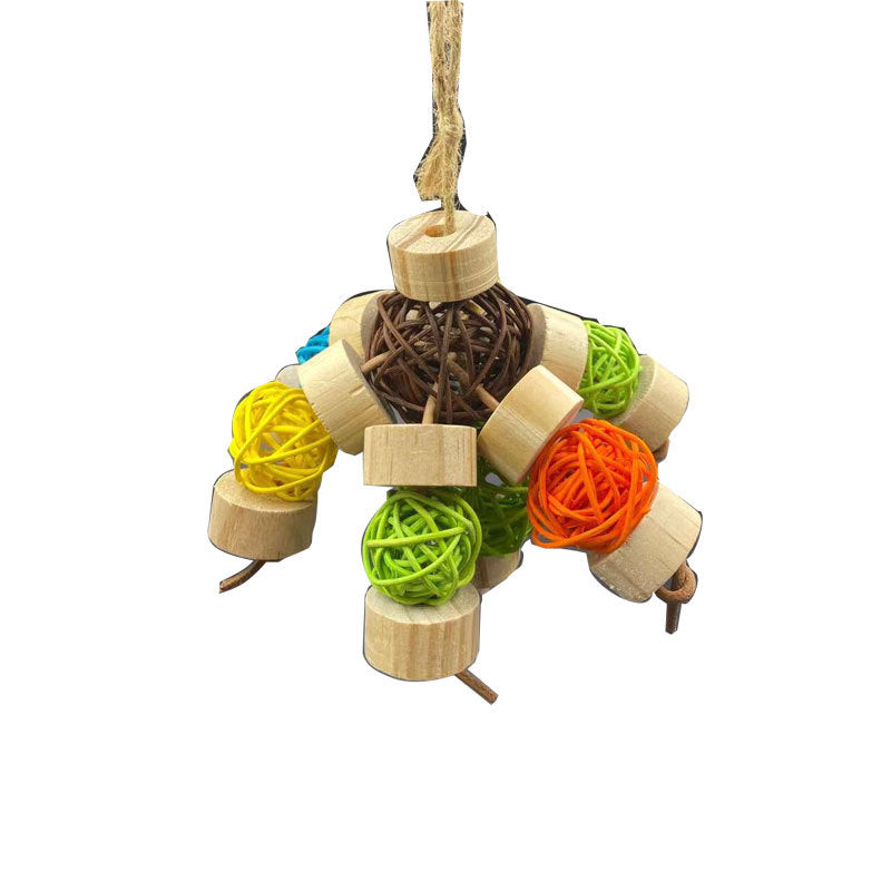 Stimulate Natural Behaviors with Vine Bal Wooden Toys for Your Bird